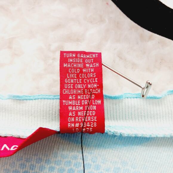 T-Shirt Size 2X Powder Blue Gerbera Daisy Paisley Bloomcore Whimsycore Couquette - Picture 16 of 16